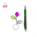 قلم مع ميدالية قلم اخضر شكل 7 - GFK3