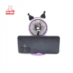 مروحة استاند مع شخصيات - مع بطارية قابلة + وصلة USB