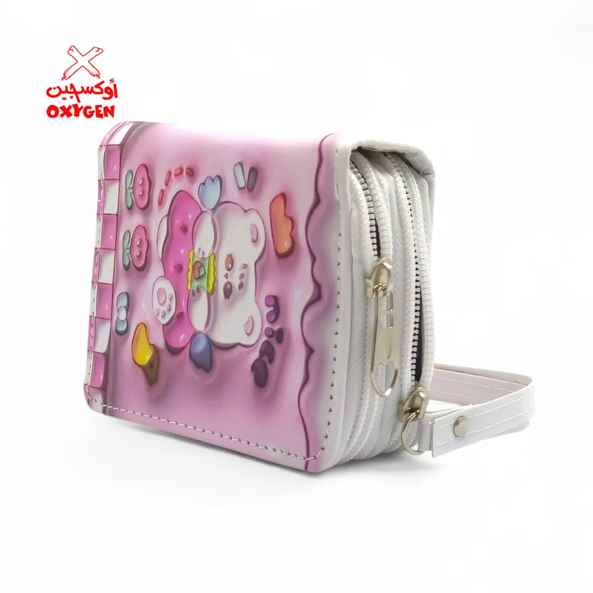 محفظة حريمي 2 سوستة - 3D - BGW1
