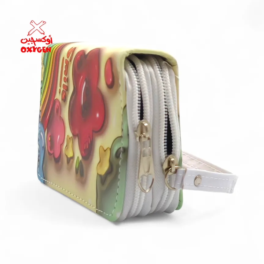 محفظة حريمي 2 سوستة - 3D - BGW8