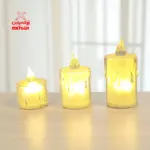 شمع إلكتروني سادة مضيئ إضائة وورم ( احجام مختلفة ) - PSC15