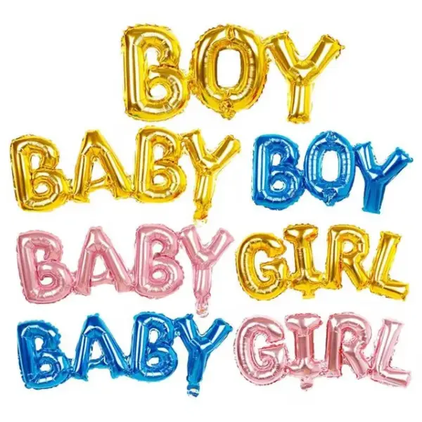 مجموعة بالون بيبي boy - Girl هيليوم - PSB32