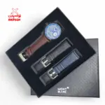 ساعة مونت بلانك جلد 2 غيار (5)