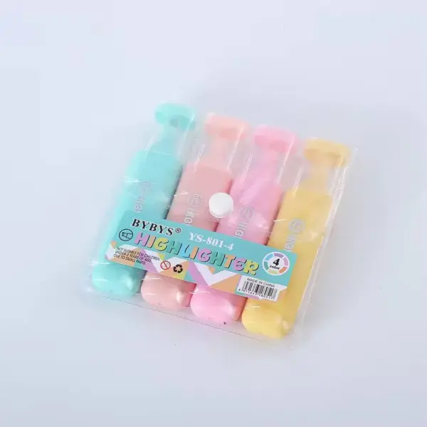 هايلايتر مجموعه من اربع الوان مختلفه