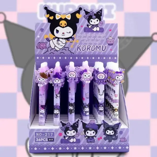 قلم جاف كرومي بأستيكه بتمسح الجاف