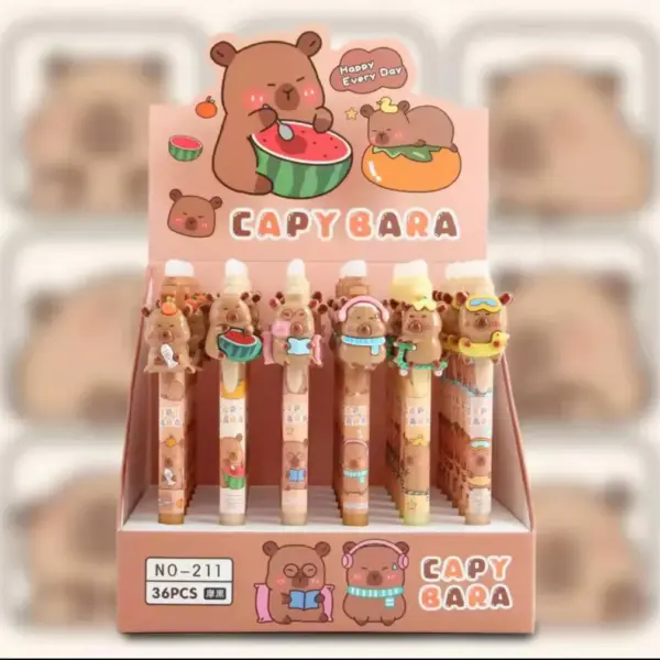 قلم جاف  كابيبار بأستيكه بتمسح الجاف