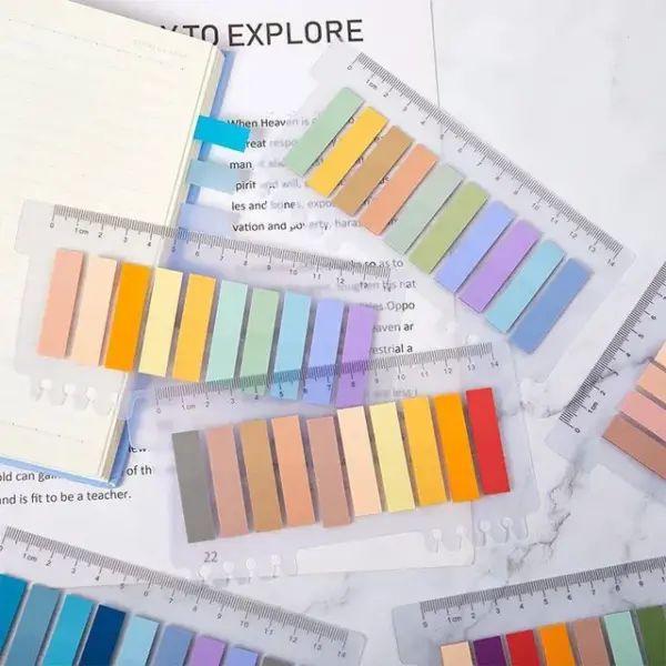 كارت بوك مارك باستل الكارت 10 لون