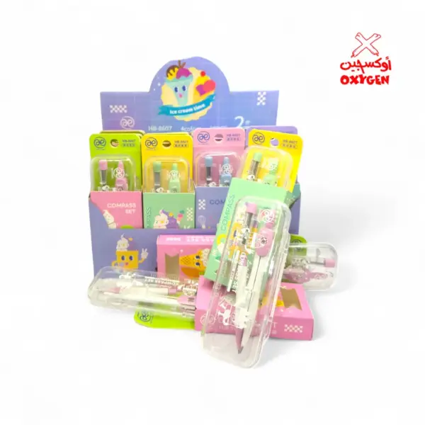 برجل معدن مع اسنان في علبة إكليريك