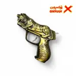 ⁦ولاعه سخان نمر مجسم مع ليزر استاليس⁩ - الصورة ⁦2⁩