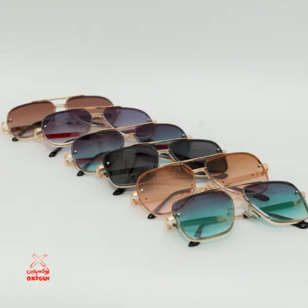 نضارة شمس رجالي مربعة