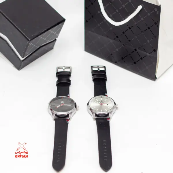 ساعة كالفين كلاين جلد